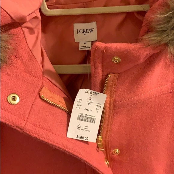 J. Crew Factory Vail Hooded Parka - Bubblegum pink - Picture 3 of 14
